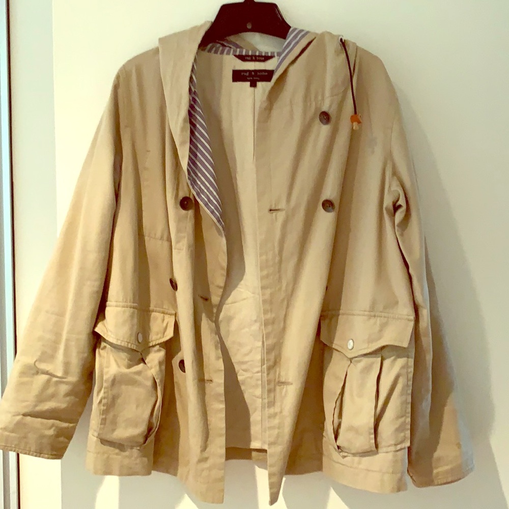 Rag and bone tan jacket